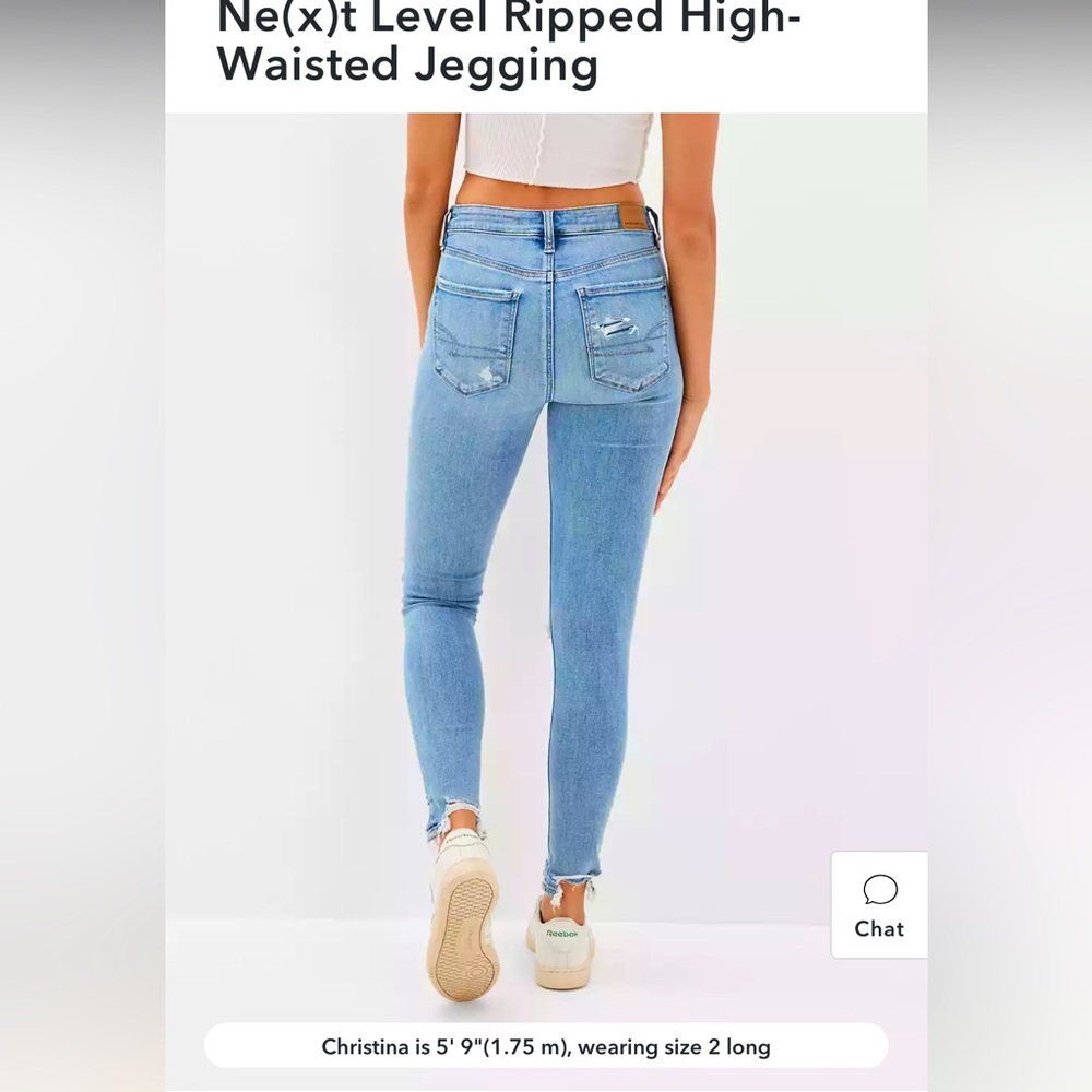 American Eagle Ripped High Waisted Jeggings